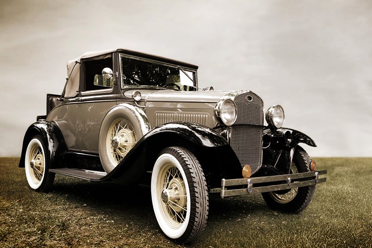 Retro car.